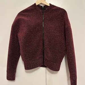 Marron Sparkle Party Jacket
